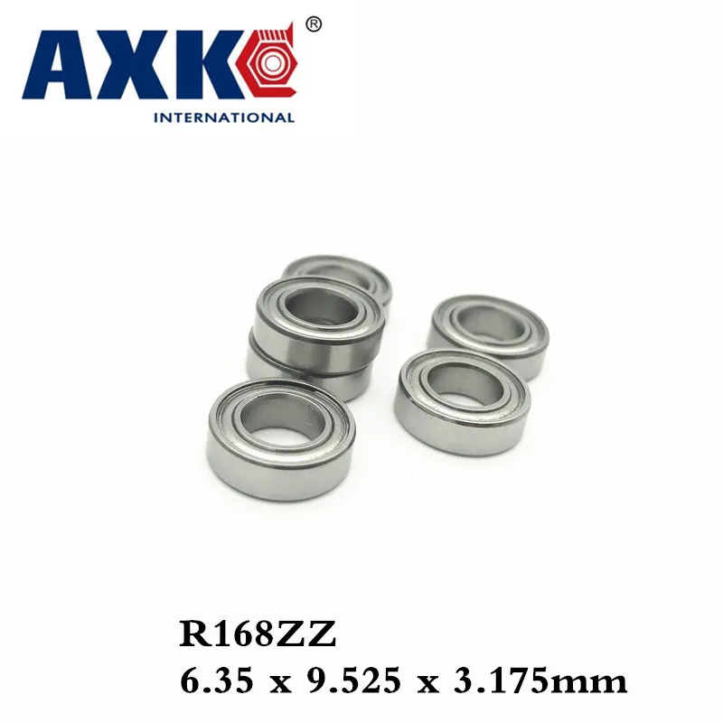 Axk R168zz подшипник Abec 1 (10 шт.) 1/4 &quotx3/8&quot x1/8 &quotдюйм миниатюрный R168 Zz Шариковые