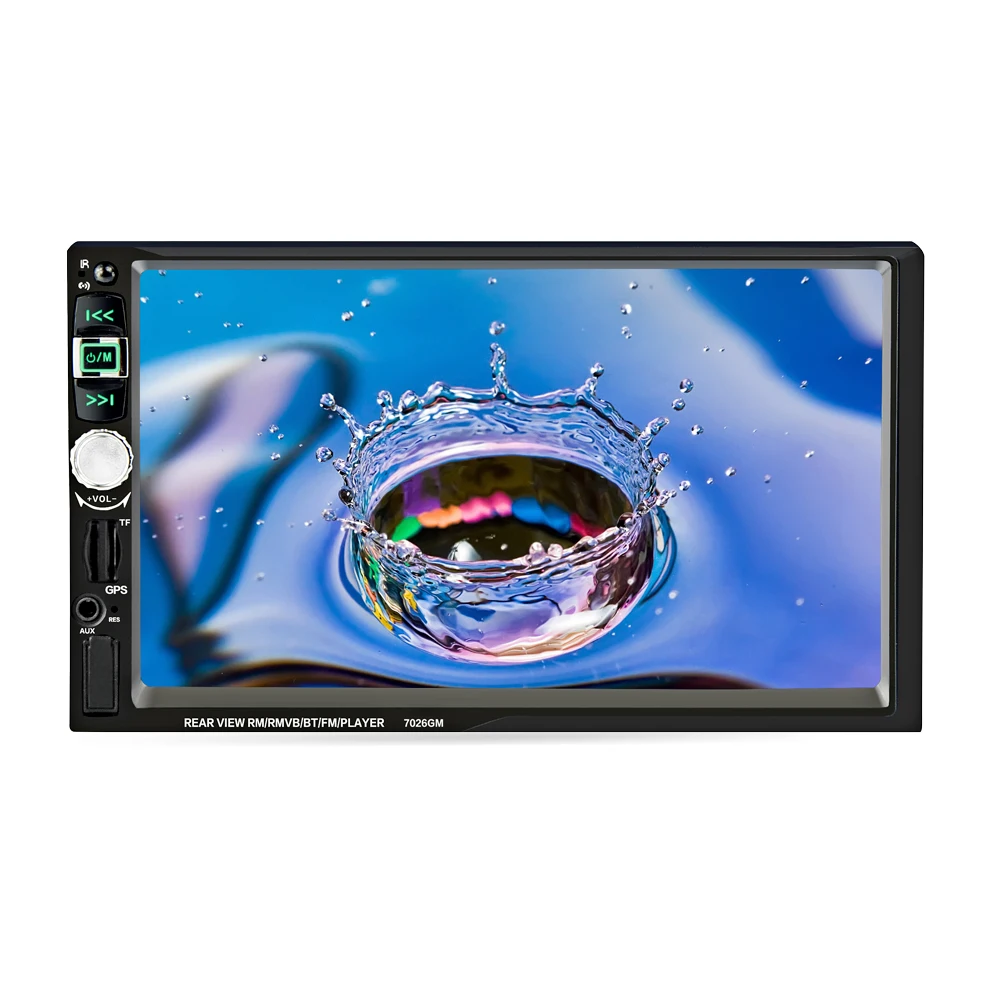 HEVXM 7026GM GPS оборудование для транспортных средств BT 7 дюймов 2Din автомобиль MP5 MP3/MP4