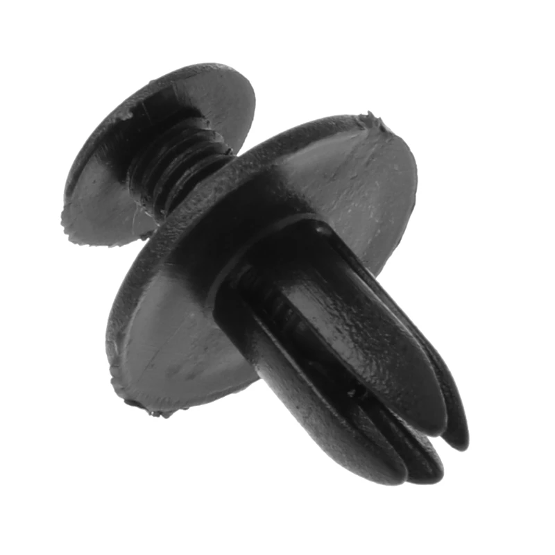 

QILEJVS 50 Pcs Car 6mm Bumper Hood Fender Splash Guard Retainer Clip Fastener For Toyota