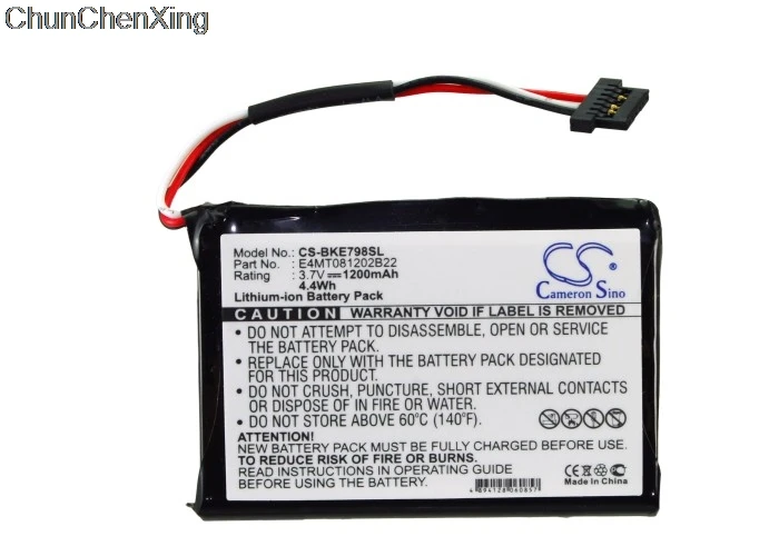 Cameron Sino 1200 мАч аккумулятор E4MT081202B22 для Becker BE7934 BE7988 дорожное вспомогательное