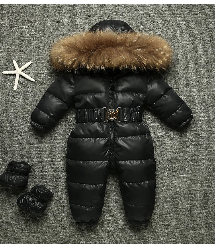 Детская high-end Модные теплые сиамские пуховая куртка