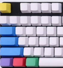 without printing Ретро брелки PBT Пустой Толстый PBT Мел Keyset Keycap для Cherry MX переключатели механическая клавиатура 104 клавиш Американский макет - Цвет: without printing