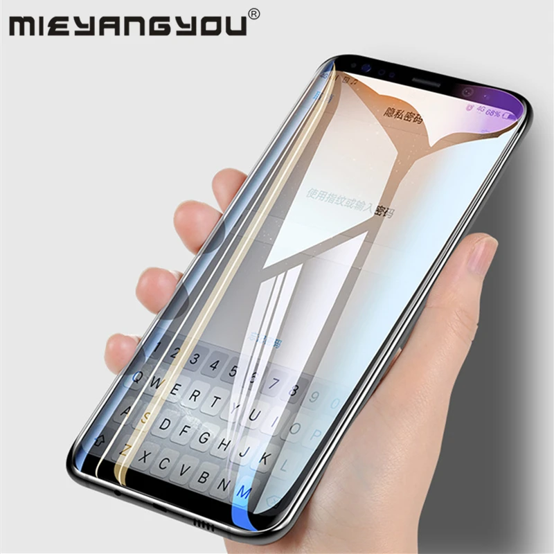 Защитное стекло закаленное для Samsung Galaxy S8/S9 Plus/S10 Lite/Note 8/9 | Мобильные телефоны и