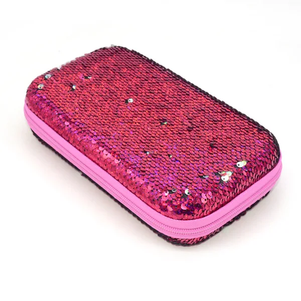 Rose EVA Чехол для карандашей с блестками Estuche Escolar Estojo Escola Trousse skolaire Stylo Kalemlik Kalem Kutusu коробка для карандашей школы Kawaii - Цвет: Rose EVA