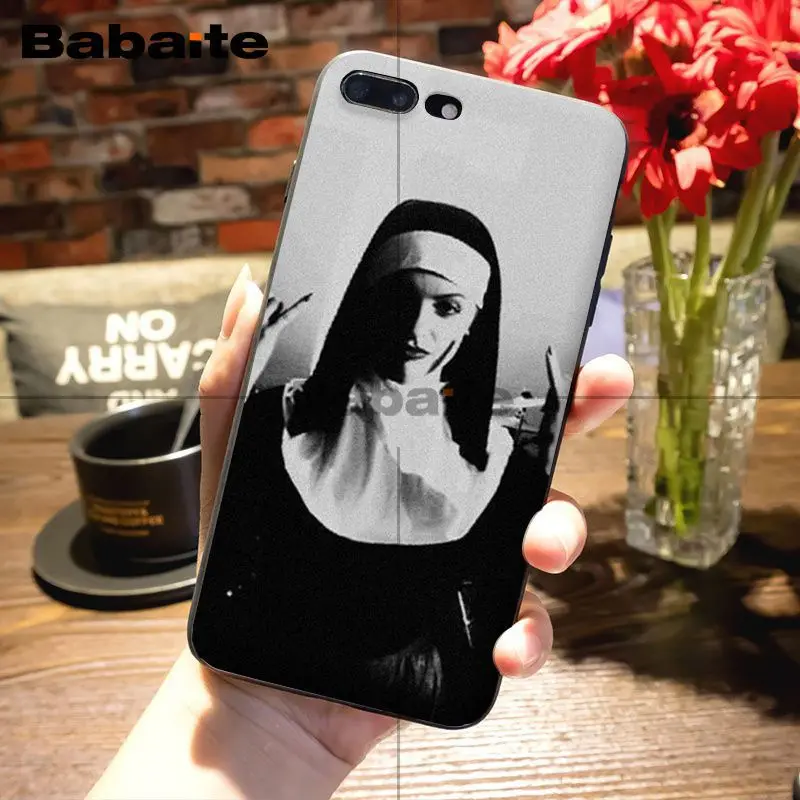 Мягкий резиновый чехол для телефона Babaite Sister nun из ТПУ iPhone 5 5Sx 6 7 7plus 8 8plus X XS MAX XR 11 11pro