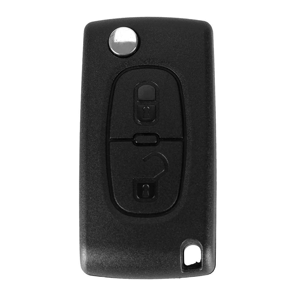 DANDKEY 10 шт. CE0536 VA2 2 кнопки дистанционного складного ключа чехол для Peugeot 207 307 308 407 807