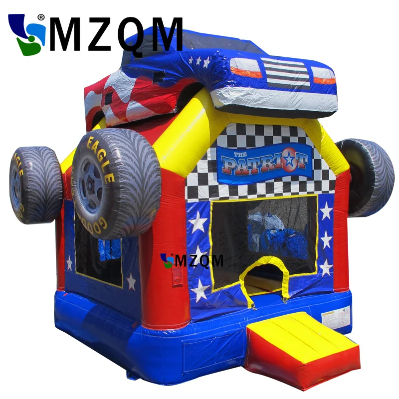 

Commercial Inflatable Car Bouncer bounce house,jumper jumping bed Inflatable Special Racing Truck Inflatable Combo Jumper