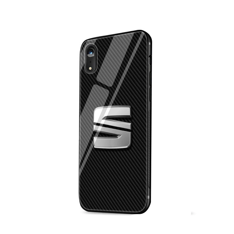 G3 Чехол для мобильного телефона стекло для iPhone 7 8 6 6S X XS Max XR 5 5S SE покрывало для автомобильного сиденья логотип корпус - Цвет: G3