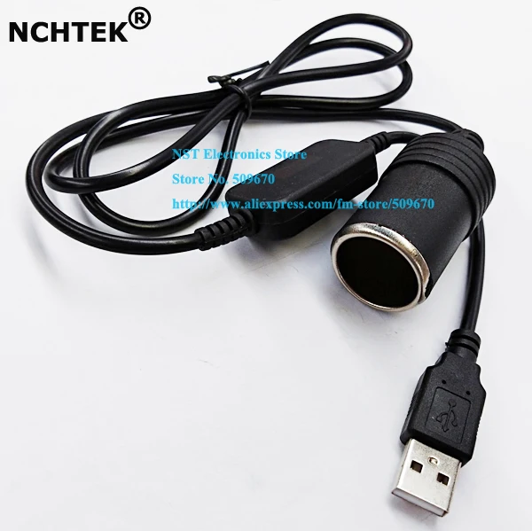NCHTEK USB 2 0 A штекер для автомобильного прикуривателя разъем питания шнур/кабель