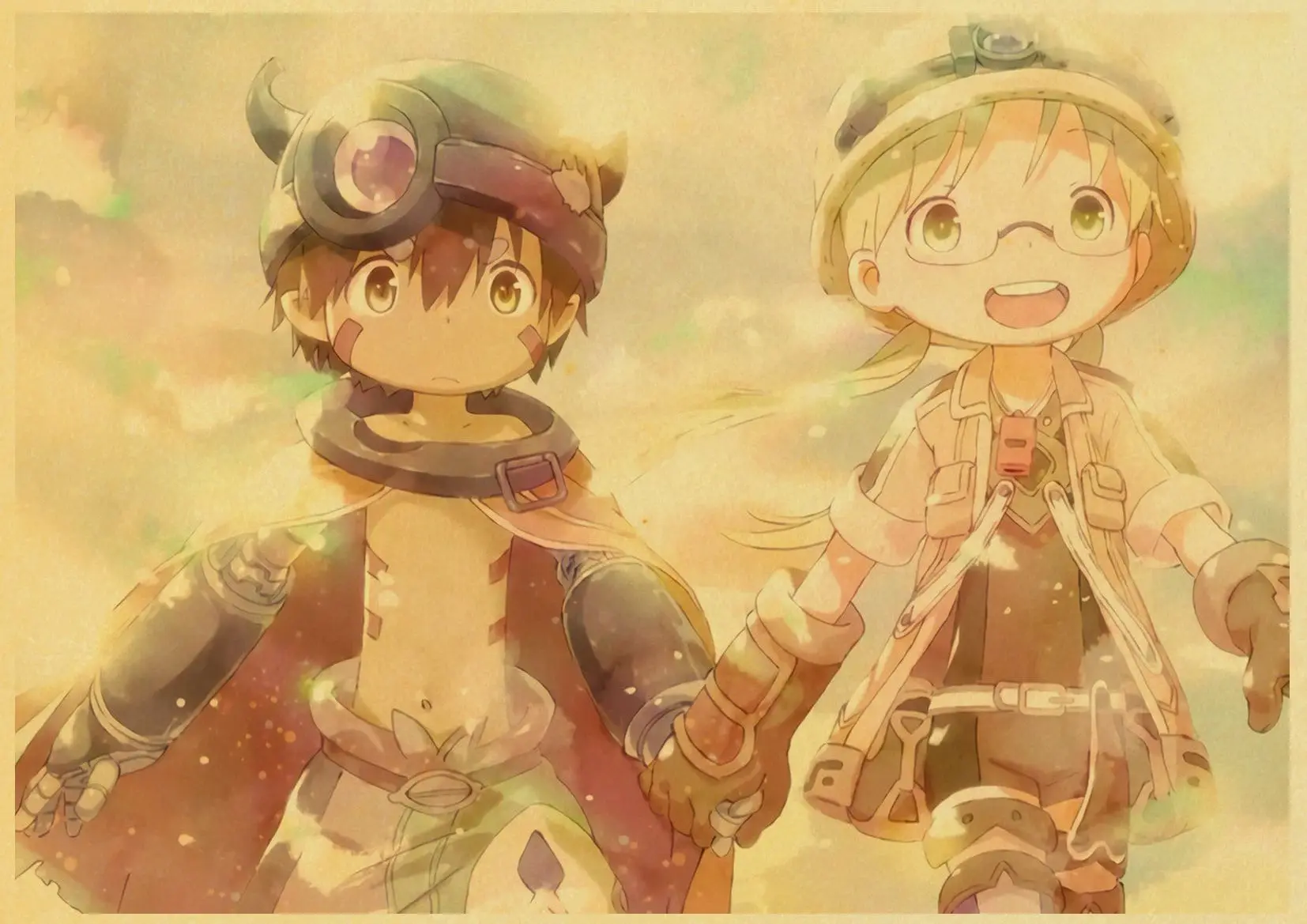 Японское аниме сделано в Abyss Nanachi глубоко в Abyss винтажный бумажный плакат настенная живопись украшение дома 42X30 см 30X21 см