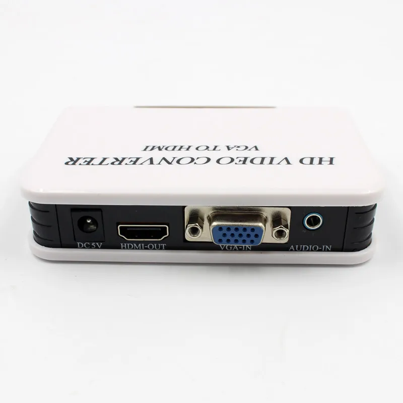 HD аудио VGA к HDMI HDTV адаптер видео конвертер коробка для ПК ноутбука DVD| |