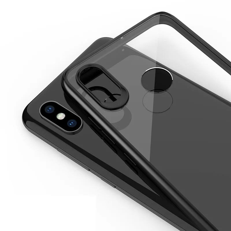Прозрачный чехол-накладка для Xiaomi Mi 8 из поликарбоната и силикона |