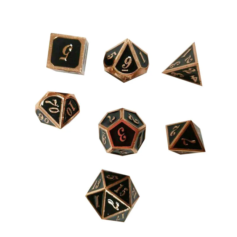 Многогранный набор 7 шт пинцетов полный непрозрачные Настольная игра в виде