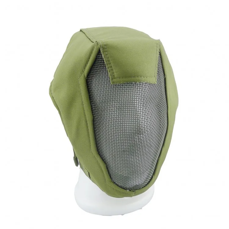 

Full face metal mesh net steel wire protect mask wargame military cosplay V3 mask