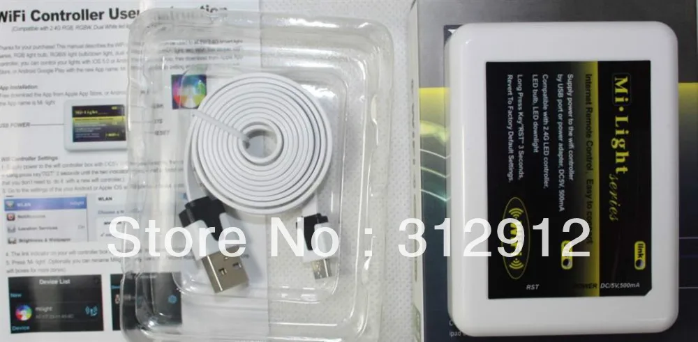 Светодиодный WIFI контроллер совместим с 2 4 ГГц RGB RGBW CC цветным контроллером (серия