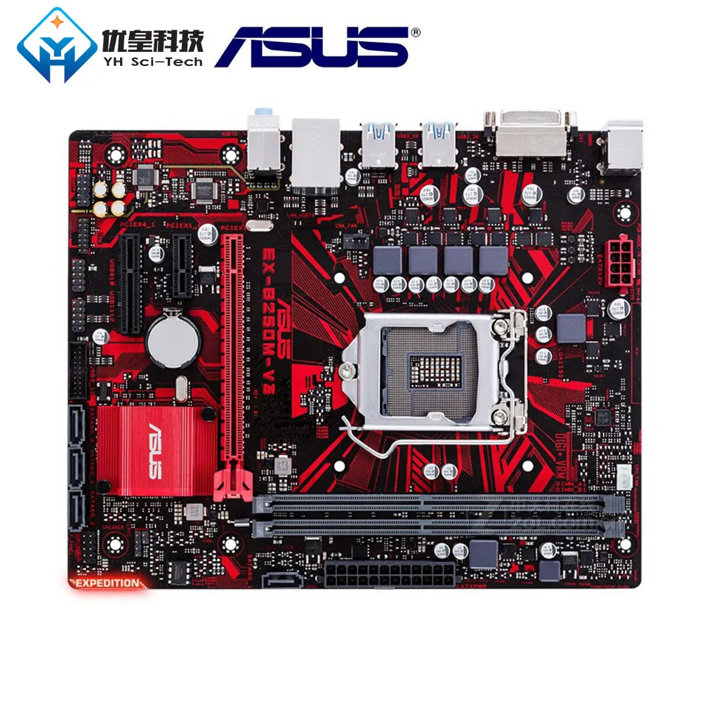 Asus EX B250M V3 Intel B250 оригинальная б/у материнская плата LGA 1151 Core i7/i5/i3/Pentium/Celeron DDR4 32G Micro