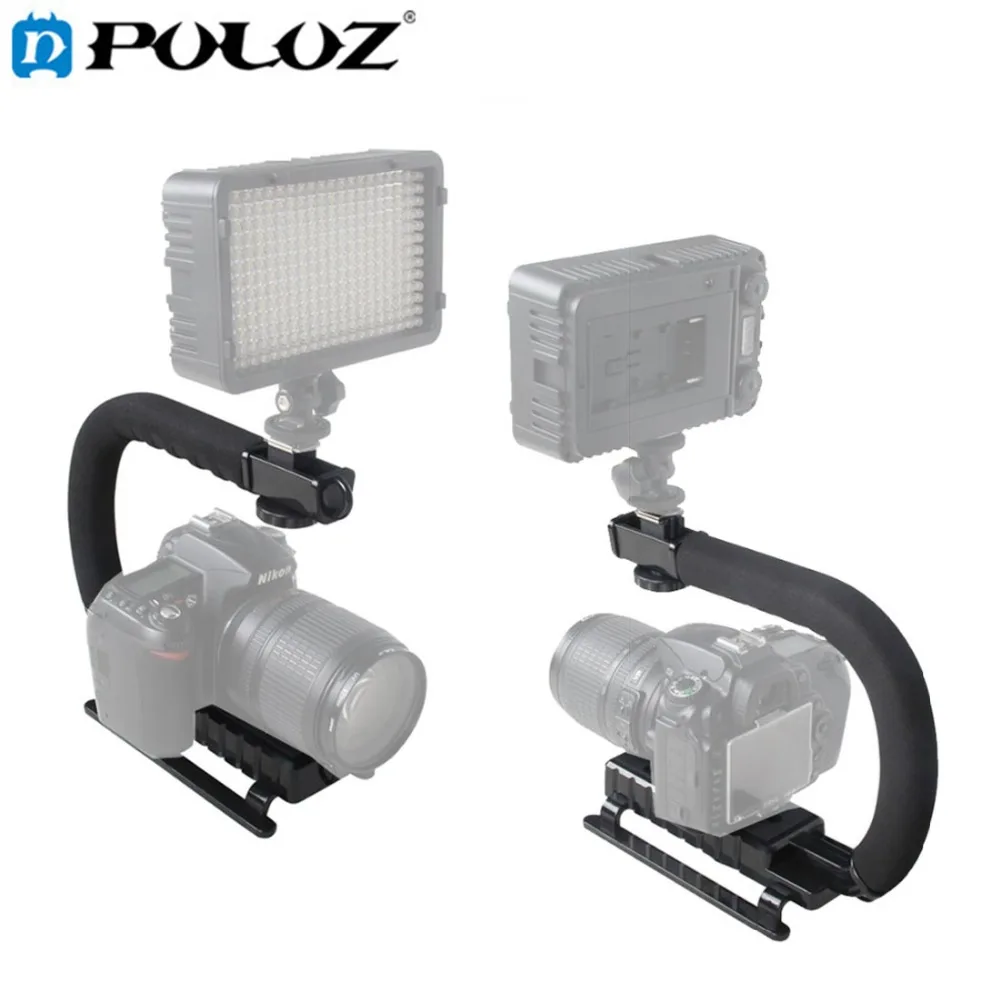 Стабилизатор PULUZ с U образным креплением для камеры|camera stabilizer|handgrip camerastabilizer for cameras