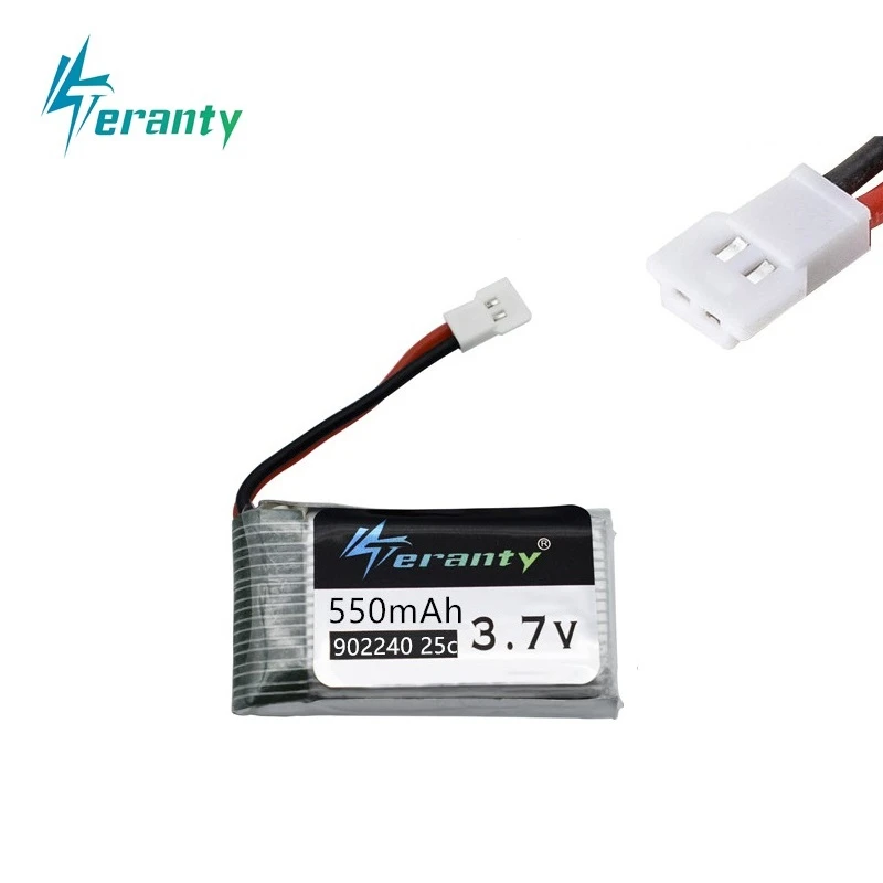 Аккумулятор Lipo 3 7 в 550 мАч 25c для JXD 523 Вт H43WH UFO вертолеты запчасти квадрокоптера RC