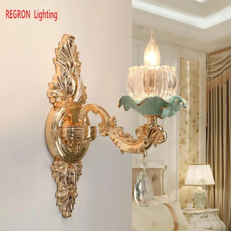  Home Decoration Ceramic Chandelier lighting For Living Room Foyer hotel light Luxury Led Chandeliers ceiling Chinese | Лампы и