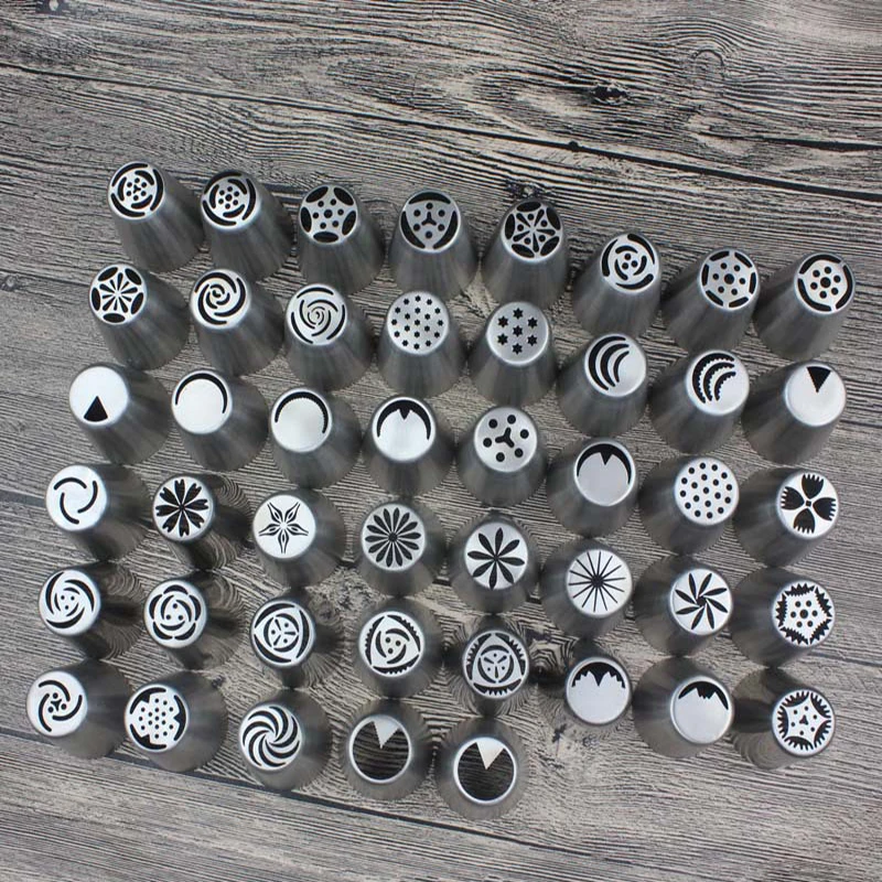 7 шт. русский Кондитерские Торт Обледенение Трубопроводы Отделка насадки выпечки