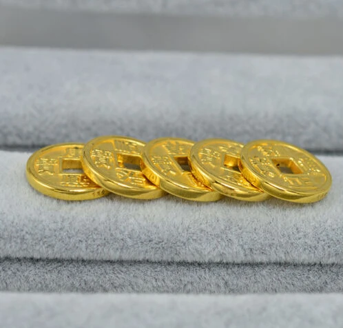 1 шт. чистый 24 K подвеска из желтого золота/жажда Bless Money магнит для монет 1 г