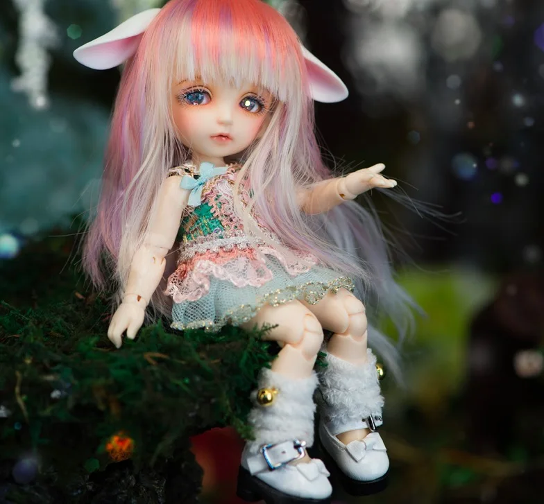 Бесплатная доставка. BJD кукла Rin базовые два лица и уши 1/8 с глазами|bjd pukifee|bjd rinbjd face