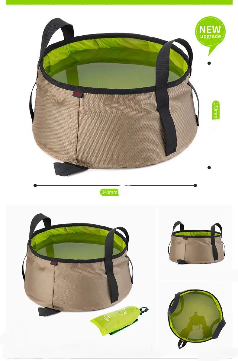 Naturehike10L 16L Открытый складной портативный водонепроницаемый силиконовый умывальник ведро износостойкая ванна для ног горячая вода Кемпинг Пикник