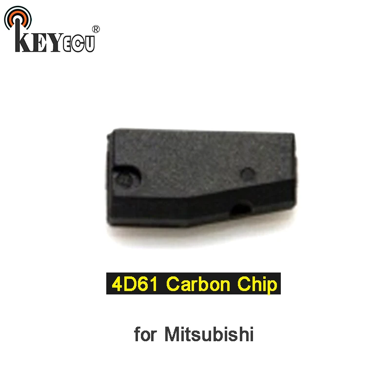 

KEYECU 4D61 Chip Transponder Remote key Chip Car key Carbon Chip for Mitsubishi
