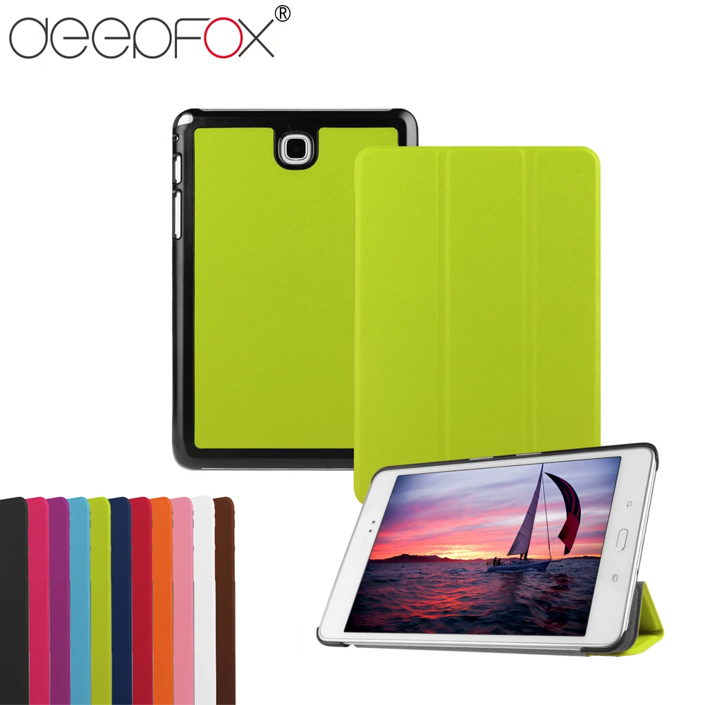 Умный чехол из искусственной кожи с подставкой DeepFox для Samsung Galaxy Tab A 8 0 планшета