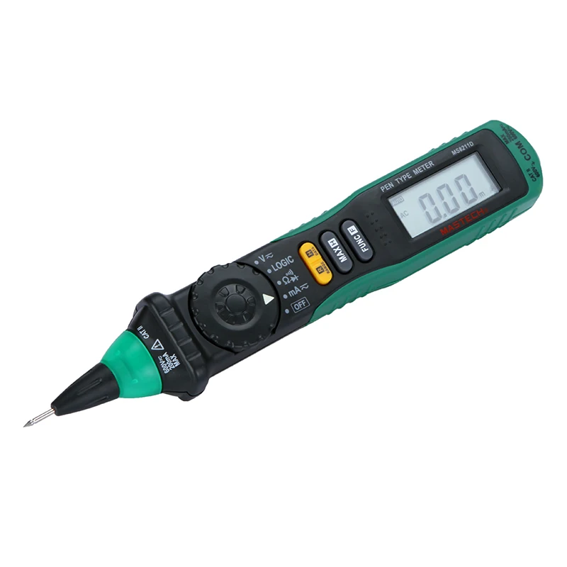 MASTECH MS8211D переносной Тип пера цифровой мультиметр профессиональный AC DC