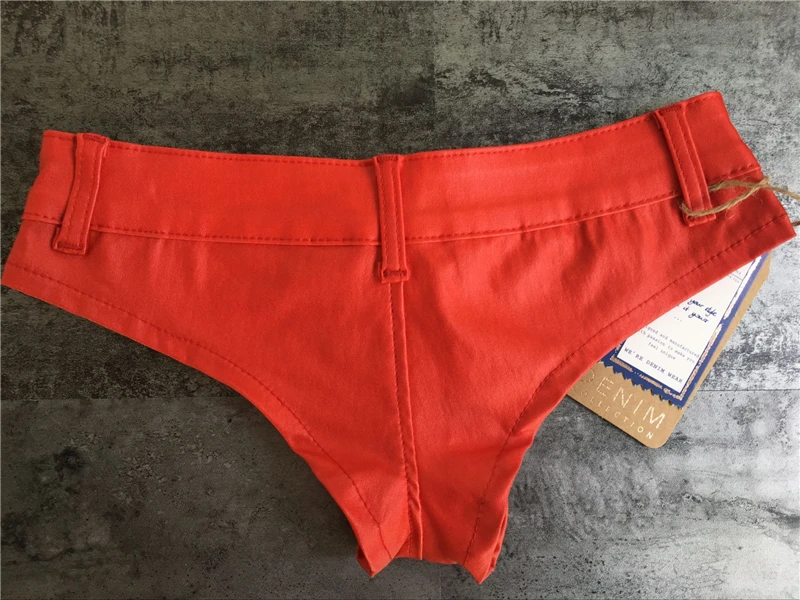 LOGAMI сексуальные короткие шорты женские с низкой талией Мини PU кожаные шорты Feminino