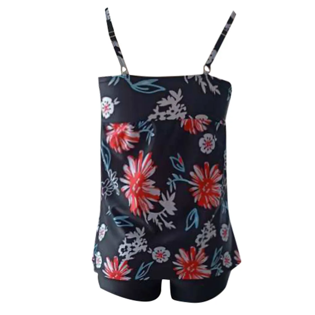 Женский консервативный купальник-бикини Chamsgend размера плюс из двух частей