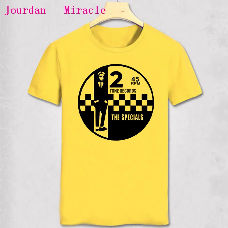 Мужская Ретро-футболка с музыкой стильная уличная футболка 2 тонами Records The Specials