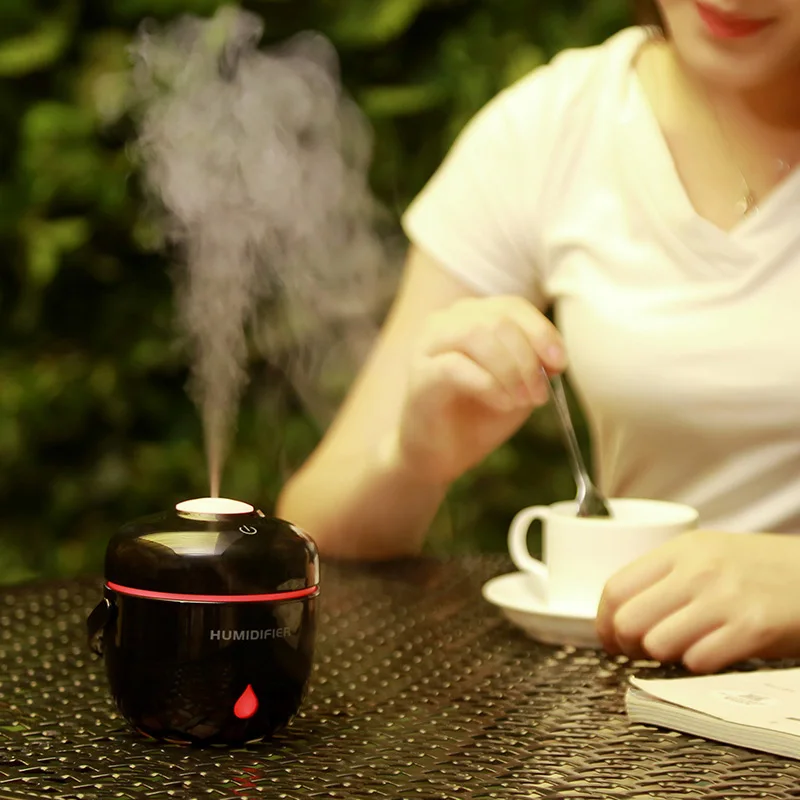 Мини рисоварка ультразвуковой увлажнитель с красочным Светодиодный