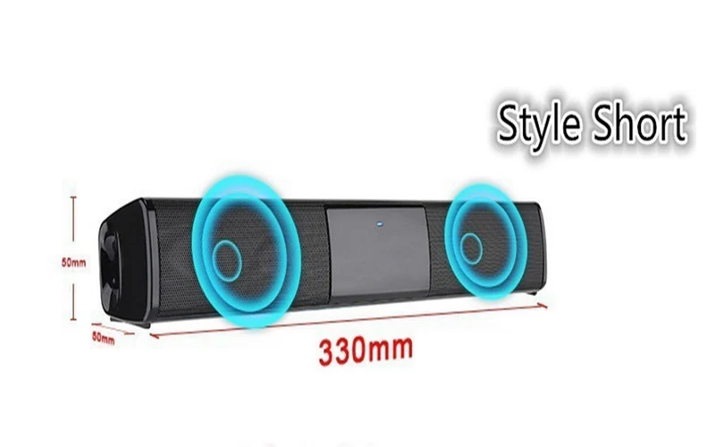 2 Speakers Беспроводной Bluetooth ТВ Саундбар 2 4 колонки звуковая панель домашний кинотеатр сабвуфер RCA - Цвет: 2 Speakers