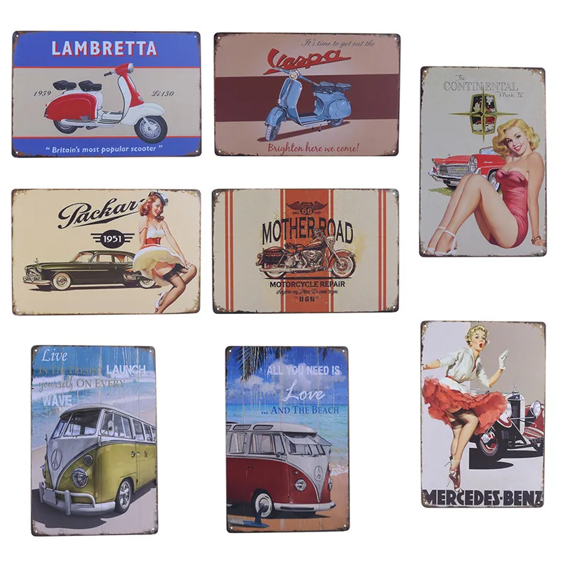 Hew модная Ретро металлическая жестяная вывеска плакат доска для бара паба