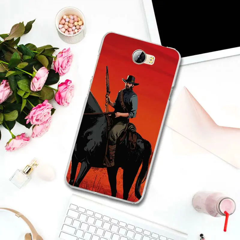 Силиконовые мягкие чехлы для мобильных телефонов из ТПУ для huawei P8 P9 P10 P20 P30 mate 10 Lite Pro Y3 Y5 Y6 II Honor 7 Smart Red Dead Redemption 2