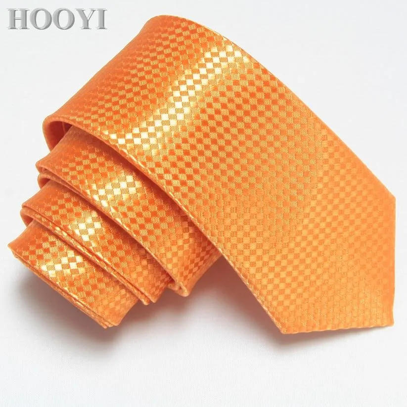 Мужской однотонный галстук-бабочка HOOYI из полиэстера Модные Узкие