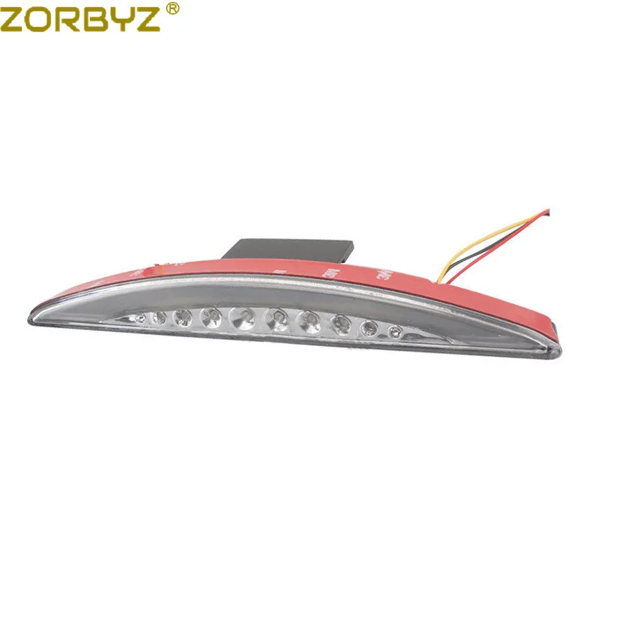 ZORBYZ Мотоцикл Дым/прозрачный/красный светодиодный задняя крышка крыла тормозной