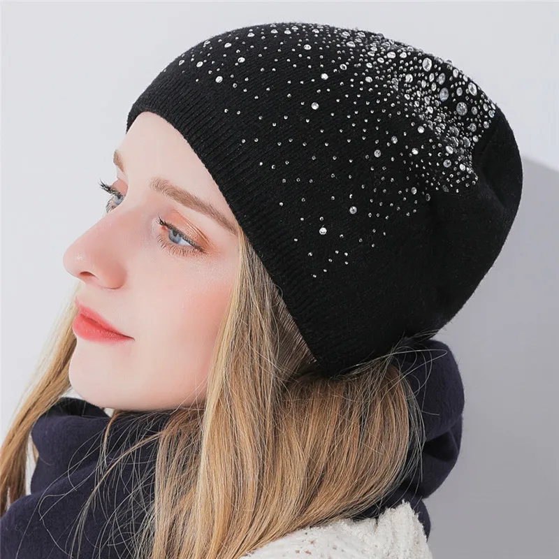 Зимние облегающие шапки Xthree женская шапка вязаные шерстяные женские модные