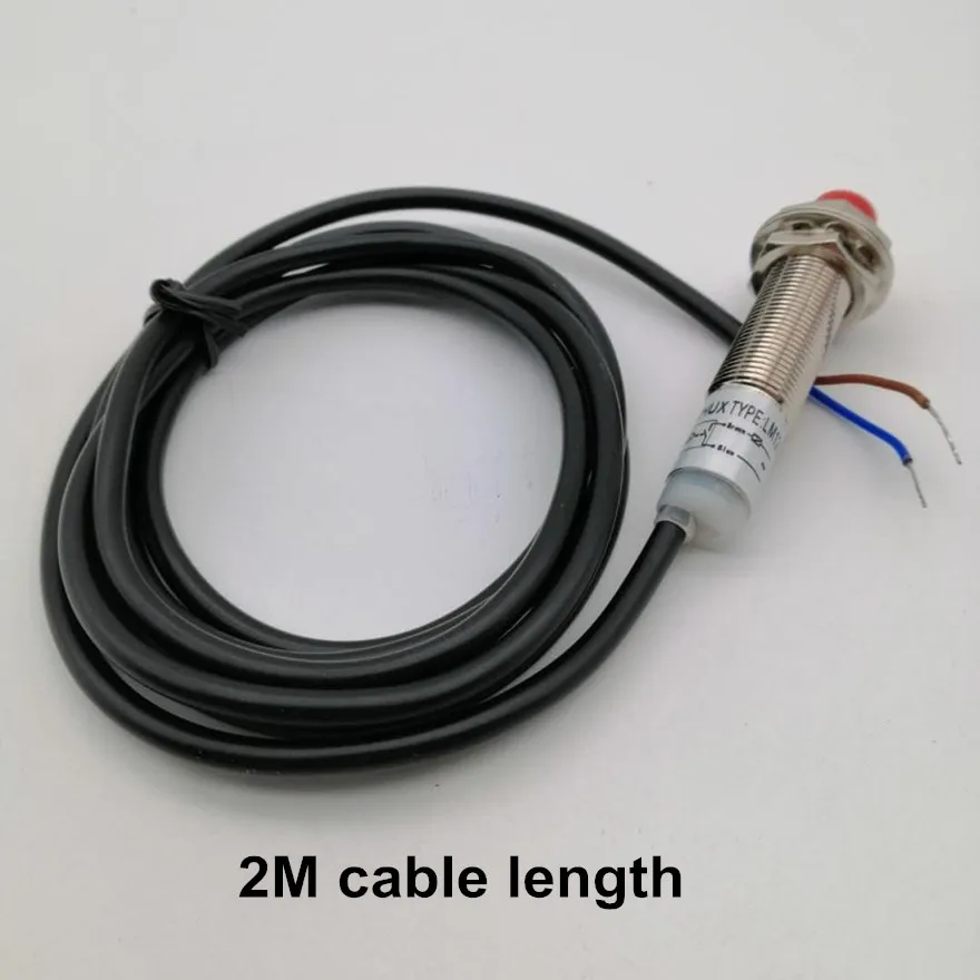 Индуктивный датчик приближения переменного тока 220 В движения NO/NC 2 провода M12 4 мм