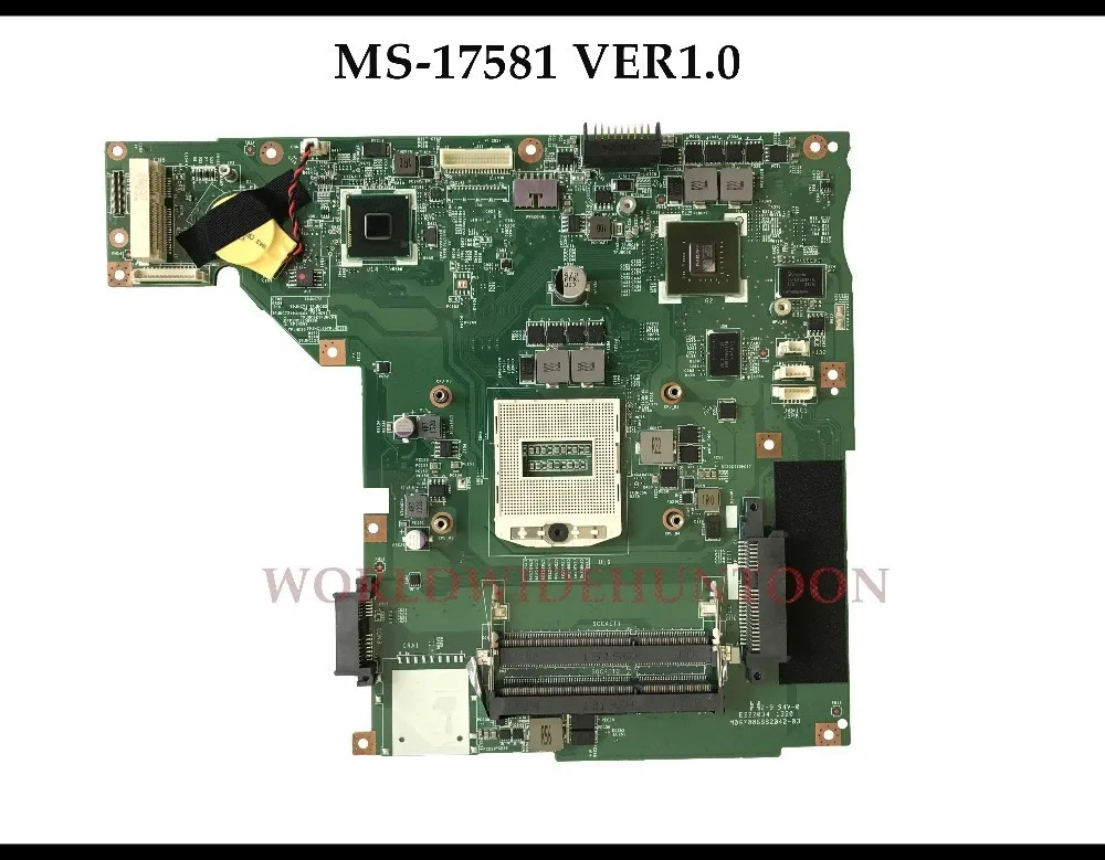 Высококачественная материнская плата для ноутбука MSI GP70 MS-17581 VER1.0 SR17E HM86 PGA947