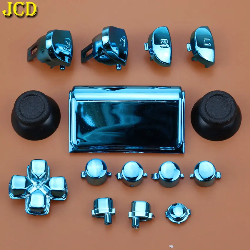 JCD покрытие ABXY триггер Кнопка Dpad L1 R1 L2 R2 направление ключ ж/аналоговый джойстик Крышка для sony PS4 Pro тонкий контроллер JDS-040