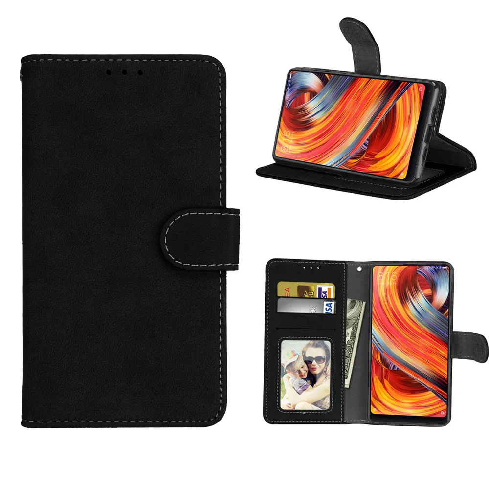 Чехол бумажник из искусственной кожи 5 99 дюйма для Xiaomi Mi Mix 2 чехол Mix2 задняя крышка