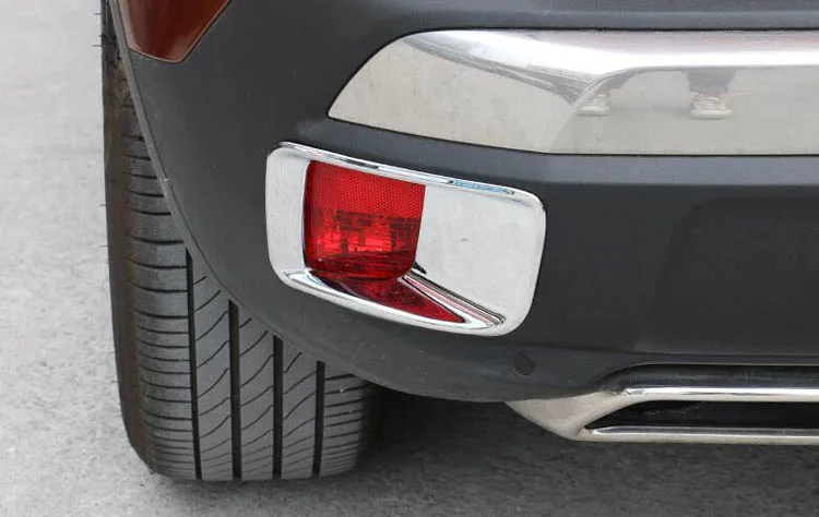 Rear Fog Light Lamp Cover Bezel Trim Foglight Frame Bumper Moulding Garnish Styling Sticker For Peugeot 3008 3008GT 2017 2018 | Автомобили