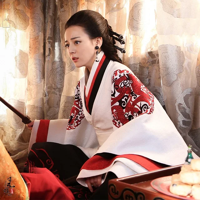 C costume 165cmH 4 вида конструкций ReBa GongSun Li красная нежная императрица ханьфу династии Цинь для телевизионной игры женщина короля Легенда принцессы ли - Цвет: C costume 165cmH