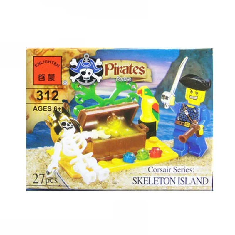 Модели строительные игрушки совместимые с Legoings 27 шт. блоки приключений хобби для