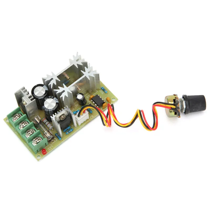1 шт. Новый 20A DC 10 60 в 1200 Вт ШИМ регулятор скорости двигателя Модуль
