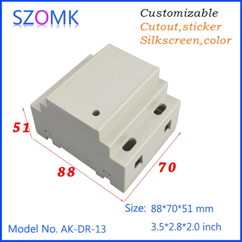 Настенный Пластиковый корпус для управления (1 шт.) 88*70*51 мм szomk project box пластиковый