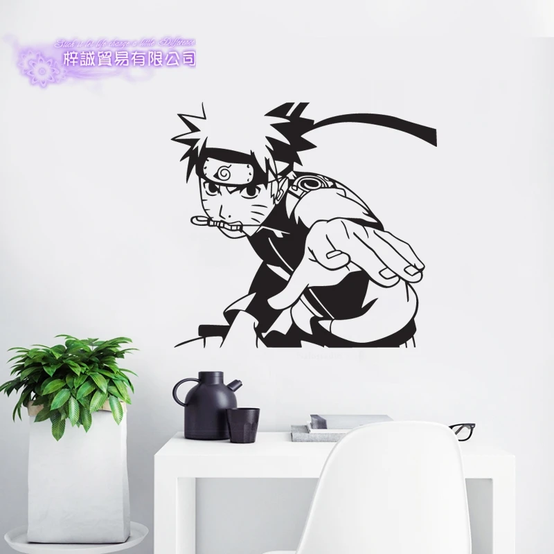 Виниловая наклейка на стену Наруто декоративное украшение для дома стикер